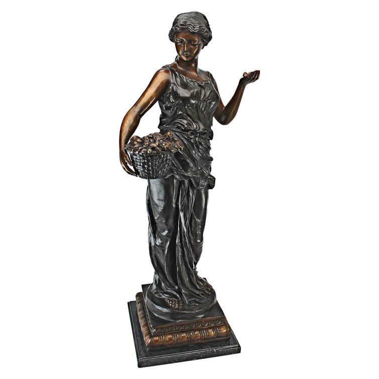Design Toscano Goddess Of Nature Cast Bronze Garden Statue Perigold